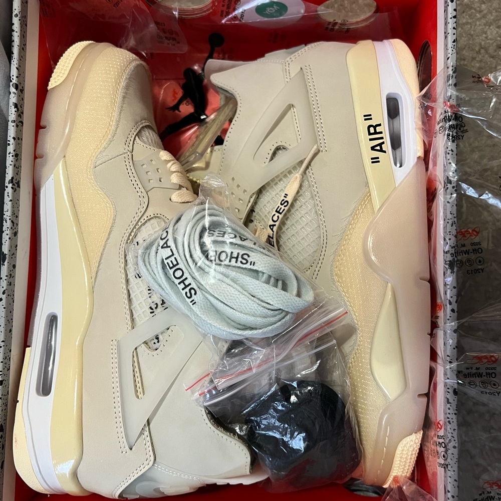 Brand new off white Jordan 4